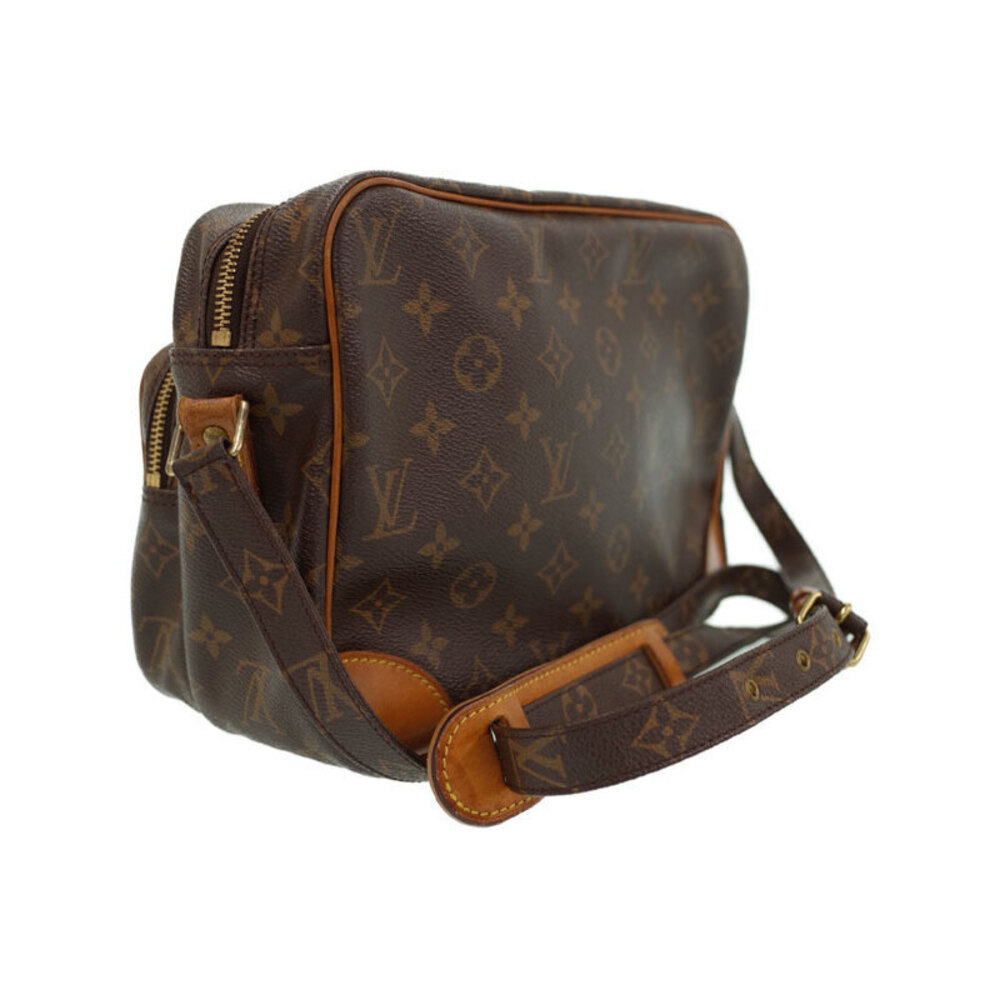 Louis Vuitton Monogram Brown Shoulder Leather Bag Nile